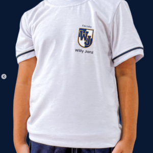 Camiseta Branca de Manga Curta - Uniforme Willy Janz